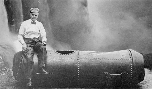 Bobby Leach, the daredevil who successfully survived the 180 foot drop of Niagara Falls, was done in by a 4 foot drop to the ground after he slipped on an orange peel. The fall broke his leg, which had to be amputated. He died from the complications.