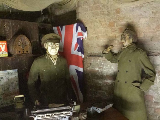 Creepy wax statues found in basement of an old English fort