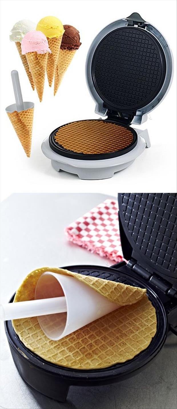 genius idea waffle cone maker - A