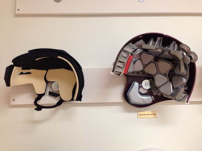hockey helmet vs football helmet