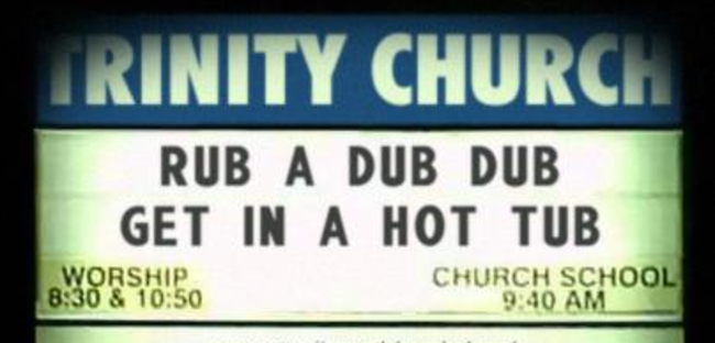 26 dirty church signs