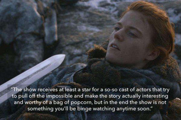 17 one-star reviews for game of thrones