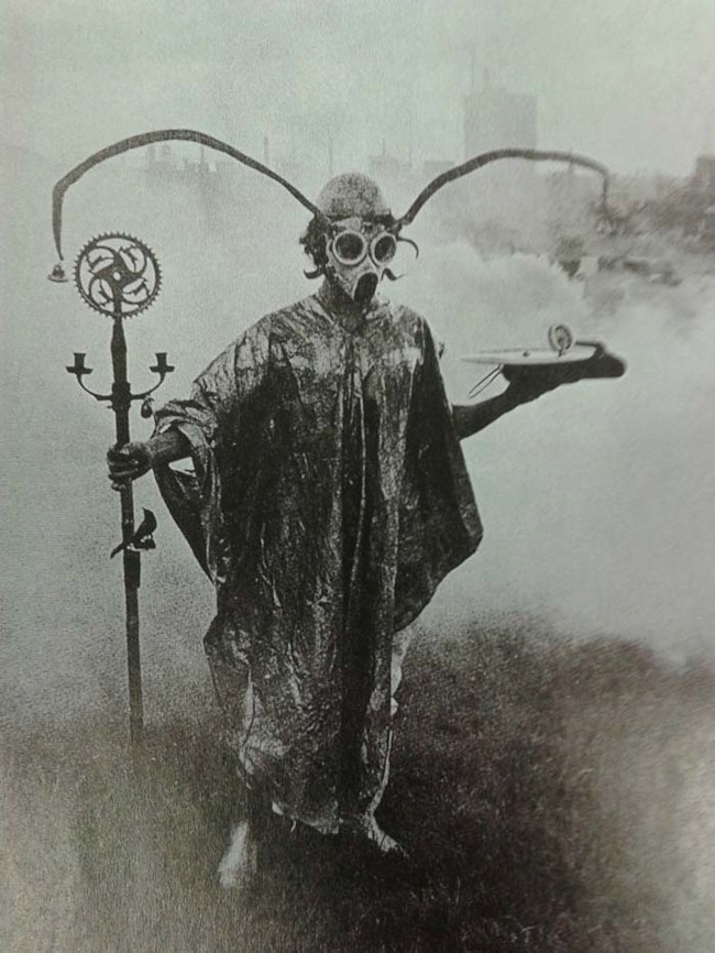 creepy vintage urban druid