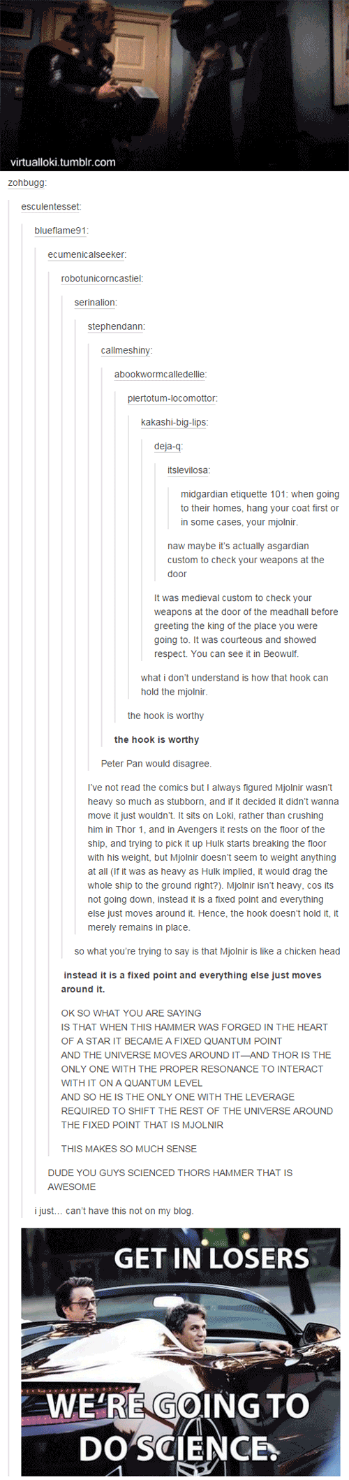 tumblr - book - Get In Losers We'Rf Going To Do Science