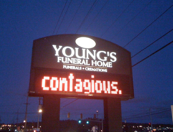 funny funeral homes - Young'S Funeral Home Funerals Cremations contagious.