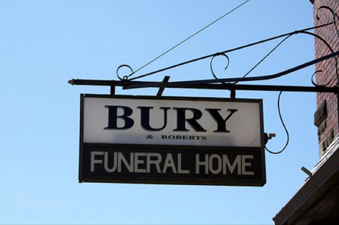funniest funeral home names - Bury Funeral Home & Roberts