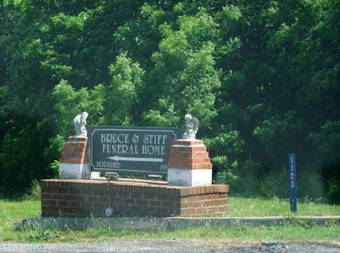 funny funeral home names - Bruce & Stift Funeral Home Tounded 198