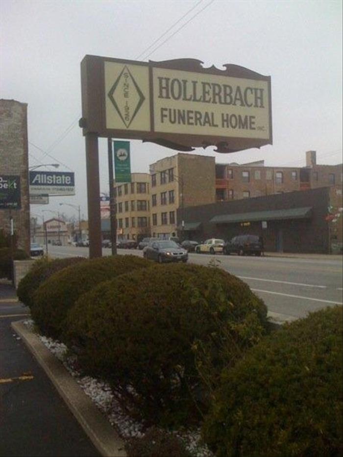 building - w Hollerbach Funeral Home Allstate