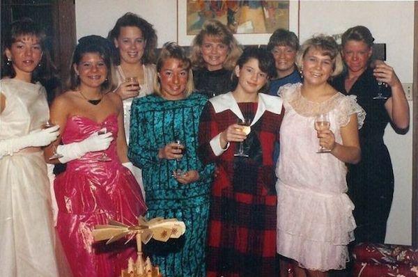 80s girl prom