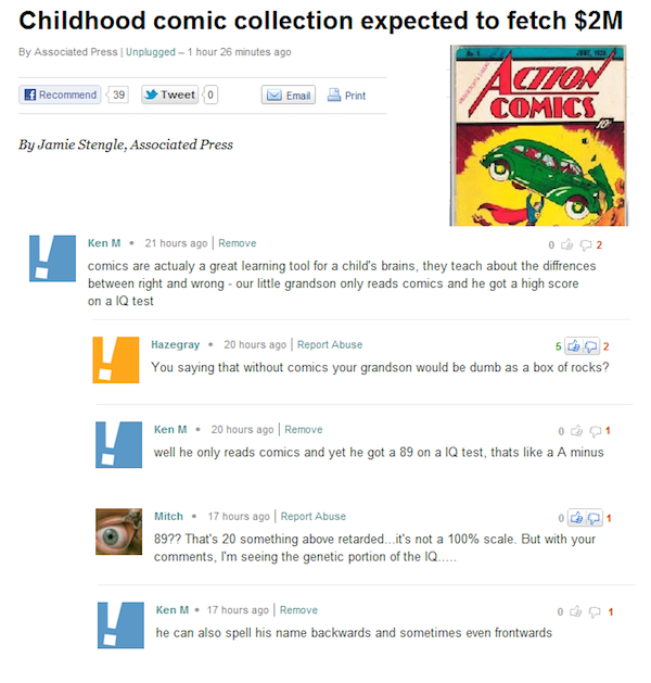 troll best of ken m - Childhood comic collection expected to fetch $2M By Associated Press Unplugged 1 hour 26 minutes ago Recommend 39 Tweet0 Email Print Tom Comics By Jamie Stengle, Associated Press Ken M 21 hours ago Remove 02 comics are actualy a grea