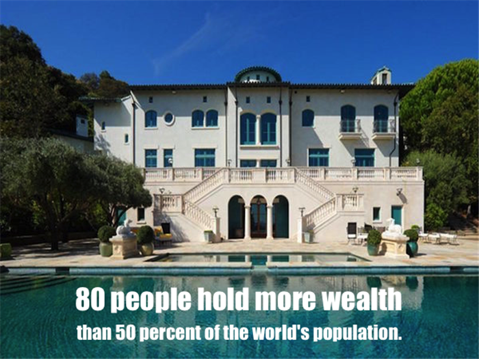 robin williams napa valley home - 80 people hold more wealth than 50 percent of the world's population