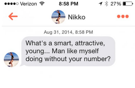 15 Smooth Pickup Lines From Tinder Greats