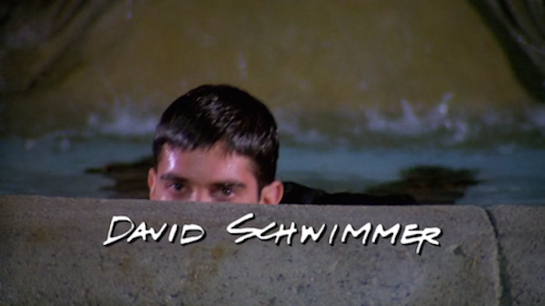 he's schwimming