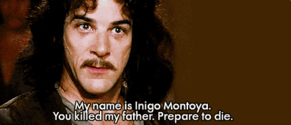 Patinkin chose Inigo partly because his own father died a few years before filming, and for motivation he would tell himself that if he caught the six-fingered man, his own father would come back.