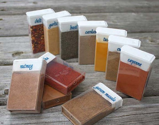 Can't live without your spices? Use Tic Tac containers to bring them camping.