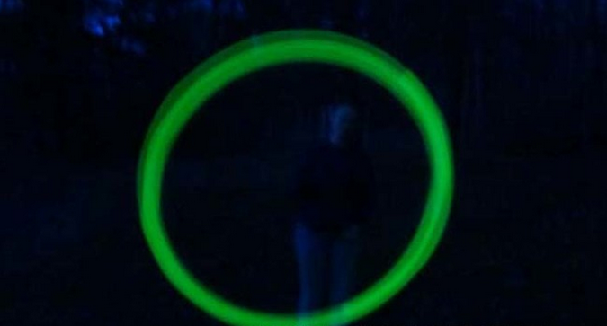 If you're in the woods at night, make sure everyone in your party has a glow stick to use as a signal in case someone gets separated.