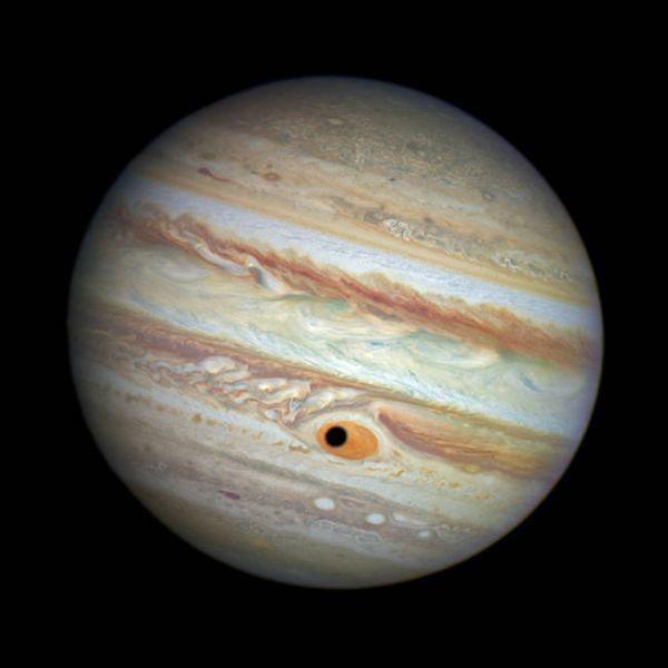 Jupiter is two and a half times larger than all the other planets in the solar system combined.