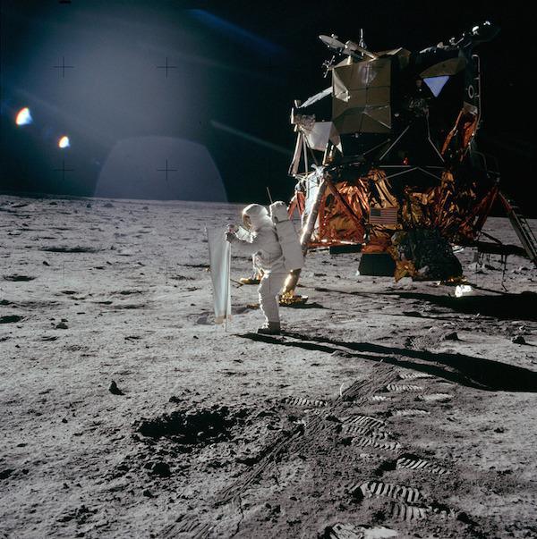 Because there’s no atmosphere on the Moon, the 1969 footprints by Apollo 11 are still there today, and will likely remain there for many, MANY years.