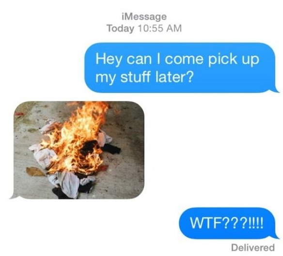12 Texts From Couples Who Are Never Ever Getting Back Together