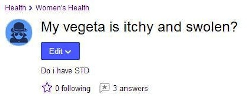 22 Yahoo Questions About Sex