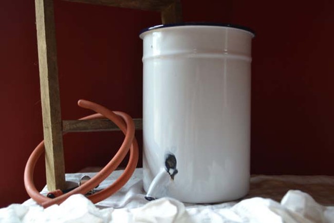 This porcelain hospital enema pail is on sale for just $12.95.