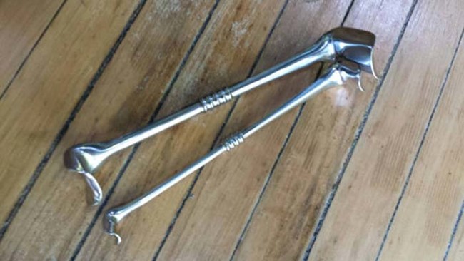 You never know when you might have to perform surgery, so it's always good to have a couple of double-ended abdominal operating retractors around. For $20, how can you afford not to?