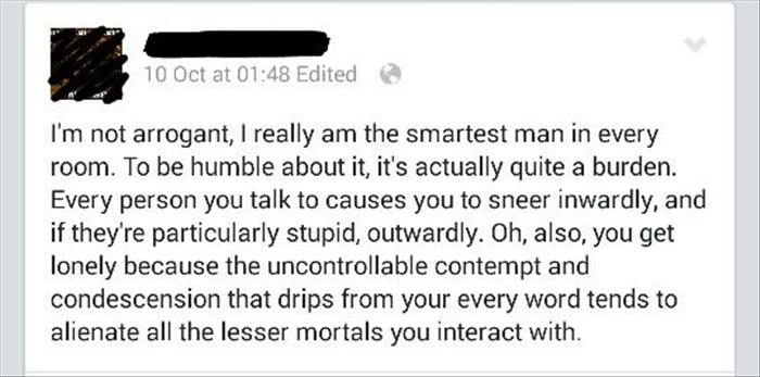 15 people who think they're better than you on facebook