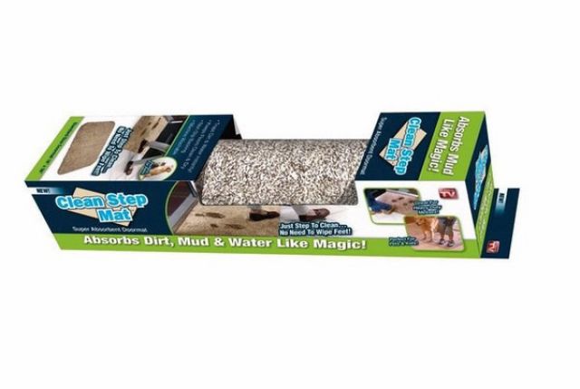 This doormat absorbs dirt and mud. Get this if you have messy kids or pets.