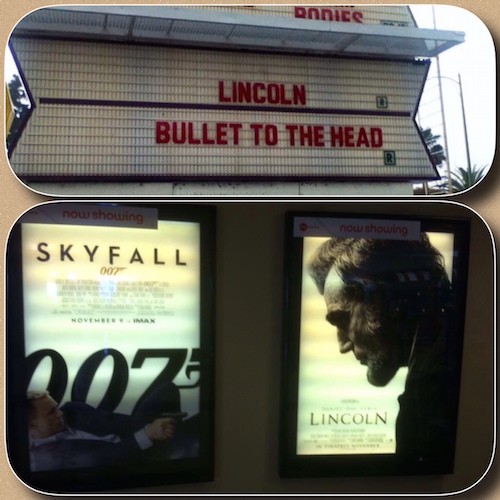 Movie theater - Ronics Lincoln Bullet To The Head now showing now showing Skyfall Lincoln