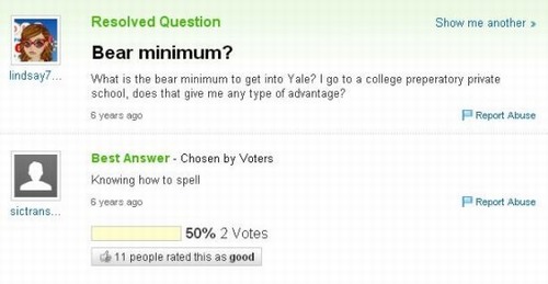 24 yahoo answers that are WTF?