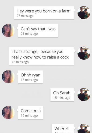 23 tinder one-liners that are the opposite of smooth
