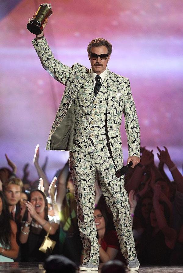 Who else looks this good in a money suit?