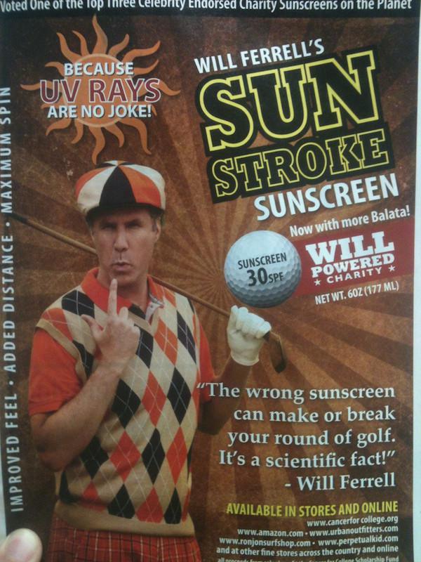 That time he launched his own line of sunscreen. Funds were raised for college scholarships for students that beat cancer.