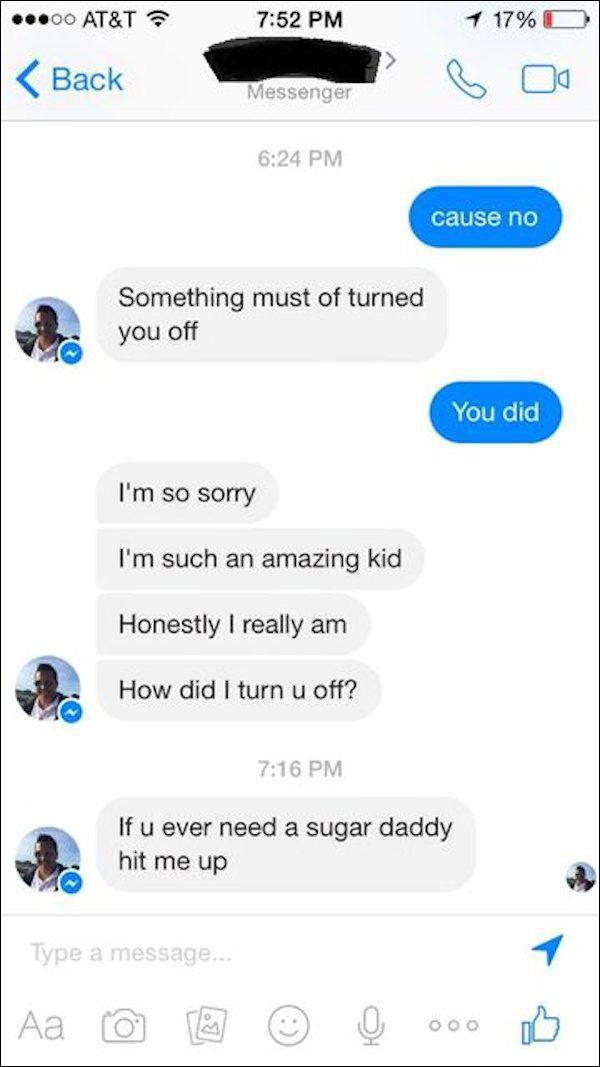 Sugar Daddy goes crazy when he’s turned down and exposed