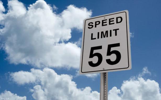 I’m not telling you to speed up, but the 55 mph national speed limit was created to address the energy crisis in the early 1970’s – not safety.
