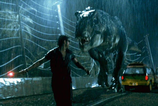 If you thought the T-Rex looked scary on screen, apparently things weren’t all that different during filming either. Thanks to the rain, the animatronic T-Rex would frequently short circuit and ‘come alive’ of its own accord. Producer Kathleen Kennedy has said: “We’d be, like, eating lunch, and all of a sudden a T-Rex would come alive. At first we didn’t know what was happening, and then we realized it was the rain. You’d hear people start screaming.”