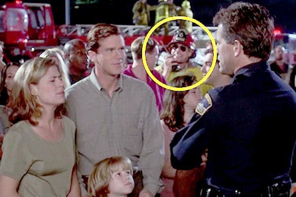Jim Carey made a secret second appearance in Liar Liar, appearing as his Fire Marshal Bill character in the background of one scene.