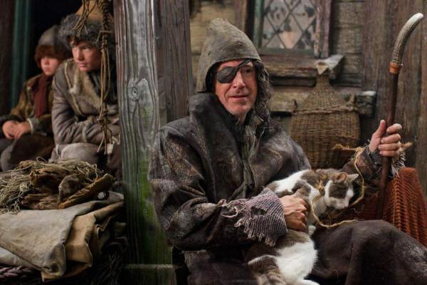 Stephen Colbert boasted about being in The Desolation of Smaug and few believed him, but he was hidden behind makeup and an eye patch amongst the folk of Lake Town.