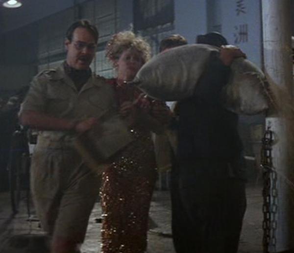 Dan Aykroyd only appears for one scene in the Temple of Doom, for a total of 15 seconds to boot. He returned the favor to Spielberg for playing the role of an office clerk in Blues Brothers.