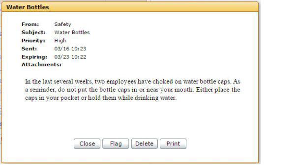 Stupidity - Water Bottles From Safety Subject Water Bottles Priority High Sent 0316 Expiring 0323 Attachments In the last several weeks, two employees have choked on water bottle caps. As a reminder, do not put the bottle caps in or near your mouth. Eithe