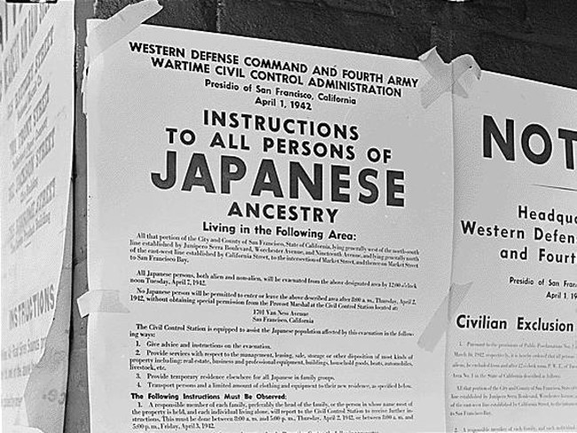Executive Order 9066: During World War II, President Roosevelt took it upon himself to imprison over 120,000 Japanese Americans on the west coast under the assumption that these citizens posed a threat. Their numbers included men, women, and children. The order ruined thousand of lives, and many were killed.