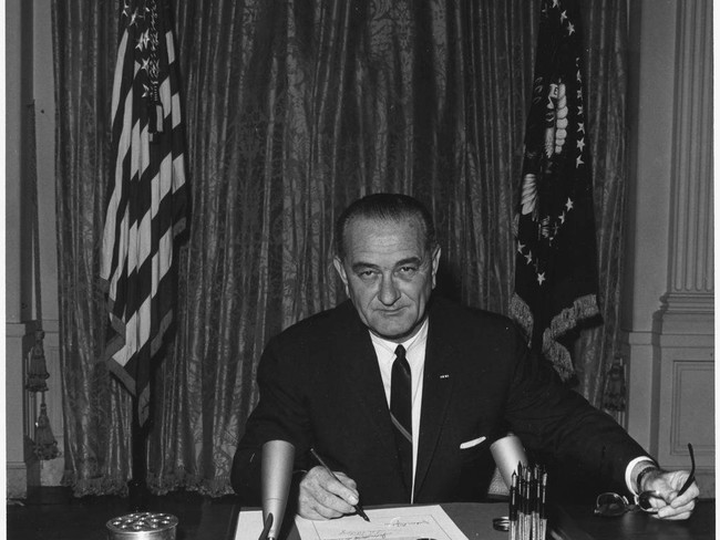 Gulf of Tonkin Resolution: On August 7, 1964, Congress granted President Johnson the power to use military force in Southeast Asia, effectively giving him carte blanche to wage war with North Vietnam.
