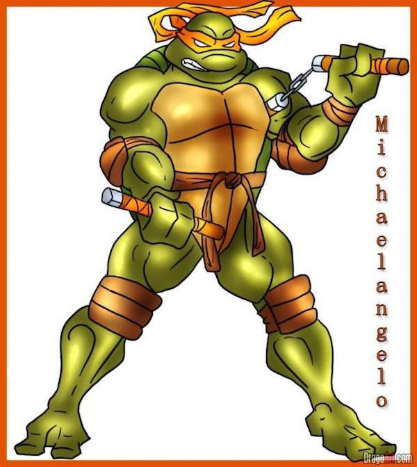 It is well known that the ninja turtles were named after Renaissance artists, but did you know the original names had a different spelling? Raphael was ‘Raffealo’ and Donatello was ‘Donato’.