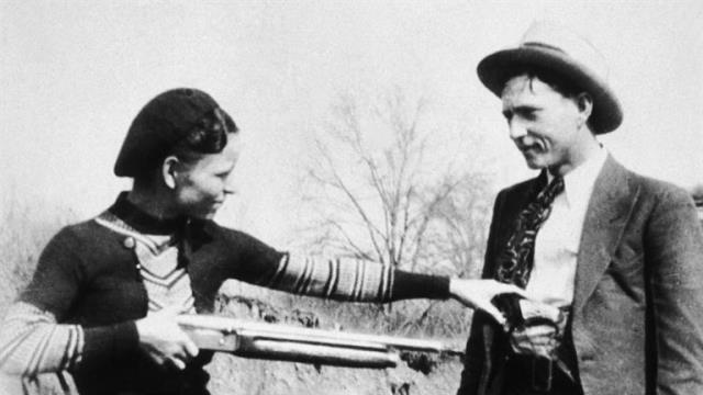 Bonnie and Clyde: Perhaps the most infamous duo in American history, they are responsible for the deaths of nine police officers and several civilians. Bonnie Parker and Clyde Barrow would be the subject of movies, novels and documentaries for their reign of terror that included robbing gas stations, banks and stores and shooting it out with police and civilians. They even helped stage a breakout of Eastham Prison in 1934. They led a gang that robbed and murdered from the south to as far north as Minnesota. They would eventually be ambushed by lawmen in Louisiana and be killed in the gun fight in 1934. Armed robbery, kidnapping and murder were all common for the Barrow gang.