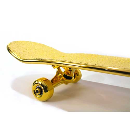 Gold-Plated Skateboard - $15,000