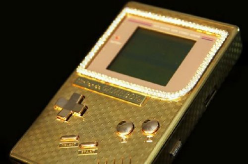 Diamond Encrusted Gold Gameboy - $25K