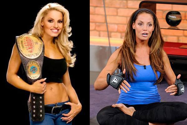 Trish Stratus: The blonde bombshell ditched her wrestling days and returned to Canada, where she has her own yoga studio.