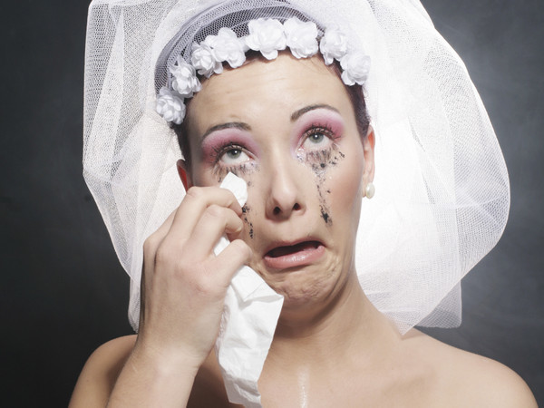 Crying: In China, brides who participate in Tujia traditions are supposed to cry for an hour a day for an entire month leading up to her wedding. After 10 days, the bride's mother joins in on the fun. Ten days after mom shows up to the party, grandma starts crying with them. On the wedding day, everyone is supposed to start sobbing.