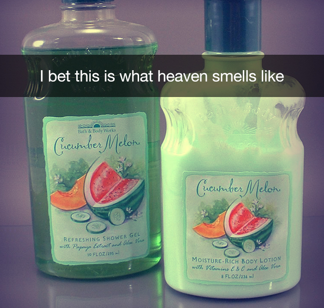 cucumber melon bath and body works 90s - I bet this is what heaven smells Es Rath & Body Works Cucumber Melon Chamber Melon Refreshing Shower Gel with Para Electoral Aloe 10 Floz29 MoistureRich Body Lotion with Vitamins and Aloe You & Floz234