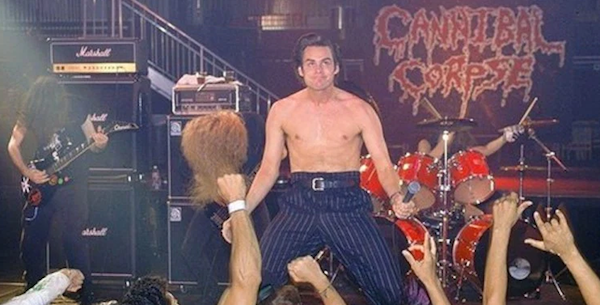 Death metal band Cannibal Corpse appears in the movie because of Carrey. Cannibal Corpse performed their song, “Hammer Smashed Face” because the Buffalo, New York band was a favorite of Carrey’s in his younger days.